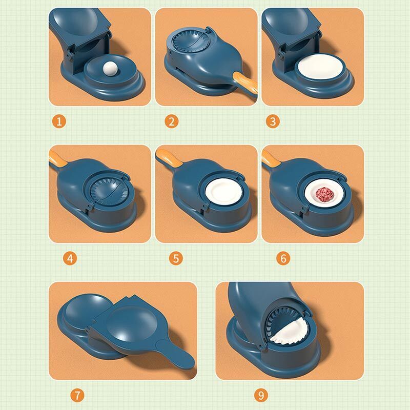 2-in-1 Dumpling Wrapper Tool Food Grade Manual Dumpling Wrapper - Image 5