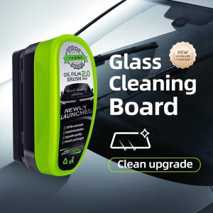 Universal Glass Cleaner,clear Vision Car Glass Oil Film Cleaner Brush